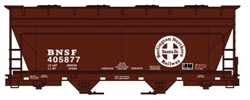 Accurail 2214 HO ACF 2-Bay Covered Hopper Kit Burlington Northern Santa Fe #405877