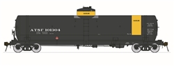 American Limited 1842 HO GATC Welded Tank Car Santa Fe 101290 Gasoline Service