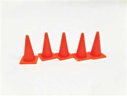 All Scale Miniatures 870661 HO Traffic Cones 5/