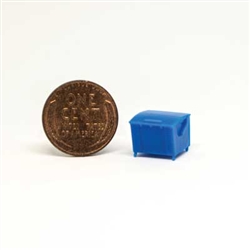 All Scale Miniatures 871806 HO Dumpster Square Rear Load w/Casters