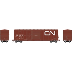 Athearn 2177 N ATH 50' FMC 5277 Combo Door Box Car CNA #553704