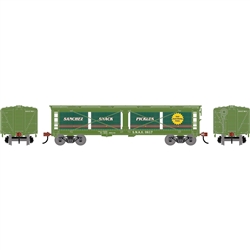 Athearn 2190 HO ATH 40' Pickle Car Sanchez Snack Pickles SNAX #0618