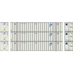 ATH-2335 Athearn N 53' Stoughton Container TDIU #630368/630499/630508 (3)