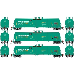 ATH-2416 Athearn N 30K Ethanol Tank Car PROX #75177/75280/75345 (3)