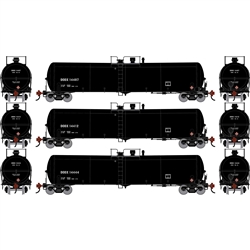 ATH-2422 Athearn N 30K Ethanol Tank Car DODX #14407/14412/14444 (3)