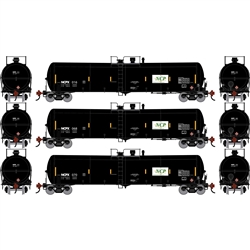 ATH-2426 Athearn N 30K Ethanol Tank Car NCPX #077/091/098 (3)