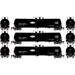 ATH-2432 Athearn N 30K Ethanol Tank Car GATX #35200/35208/35209 (3)