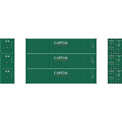 Athearn 16386 HO 40' Low Cube Container CLHU #2 (3)