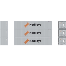 Athearn 27055 HO 40' Corrugated Low Container Nedlloyd # 1 (3)