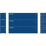 Athearn 27049 HO 40' Corrugated High Cube Container NYK #2 (3)