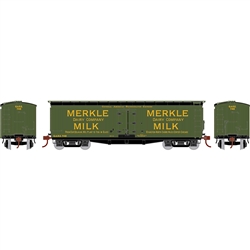 Athearn 24037 N 40' Pfaudler Milk Car Merkle #742