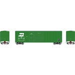 Athearn 24591 N 50' FMC Combo Door Box Burlington Northern BN  #316210