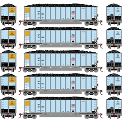 Athearn 25084 N Bethgon Coalporter w/Load Union Pacific UP #1 (5)