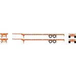 Athearn 26033 HO 53' Chassis BNSF/Circle Cross (2)