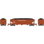 Athearn 28570 N 40' Offset Coal Hopper w/Load Canadian National CN #324480