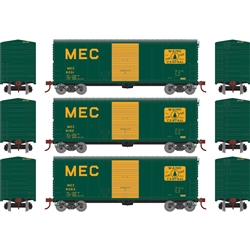 Athearn 67974 HO 40' Modern Box Car Maine Central MEC #8063/8192/8251