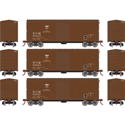 Athearn 67980 HO 40' Modern Box Car NdeM #67061/68055/69529