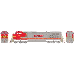 Athearn 78063 HO Dash 9-44CW DCC/Sound Ready BNSF/Warbonnet #713