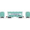 Athearn GN24692 N ACF 2970 Covered Hopper Corning NAHX #90401