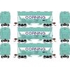 Athearn GN24694 N ACF 2970 Covered Hopper Corning NAHX (3)