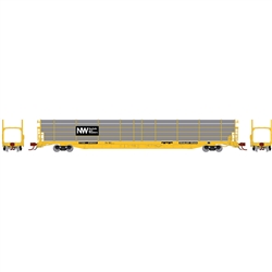 Athearn 1803 N GEN F89F Bi-Level Auto Rack Legendary Liveries NW/TTBX #910537