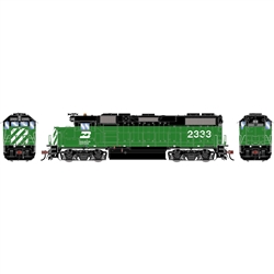 Athearn G1821 HO GEN GP38-2 Locomotive w/DCC & Sound Burlington Northern #2333