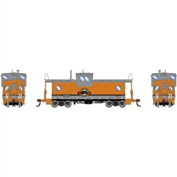 Athearn G1874 HO GEN ICC Wide-Vision Caboose w/Lights & Sound Denver & Rio Grande Western #01500