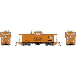 Athearn G1872 HO GEN ICC Wide-Vision Caboose w/Lights Denver & Rio Grande Western #01517