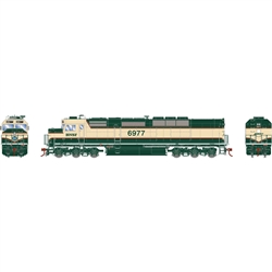 Athearn G64227 HO SDP40F w/DCC & Sound BNSF #6977