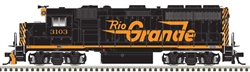 Atlas 10004233 HO EMD GP40-2 Standard DC Denver & Rio Grande Western #3118