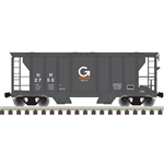 Atlas 50005893 N PS-2 2-Bay Covered Hopper Guilford B&M 2758