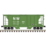 Atlas 50005905 N PS-2 2-Bay Covered Hopper Norfolk & Western 514405