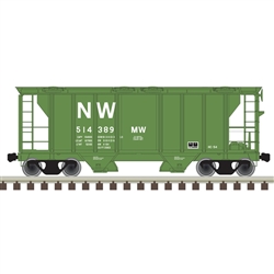 Atlas 20006561 HO PS-2 2-Bay Covered Hopper Norfolk & Western 514385