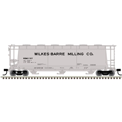 Atlas 20007184 HO 3-Bay Cylindrical Hopper Wilkes-Barre MIlling WBMC 105