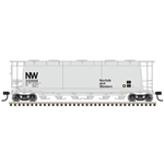 Atlas 20007192 HO 6-Bay Cylindrical Hopper Norfolk & Western N&W 332954