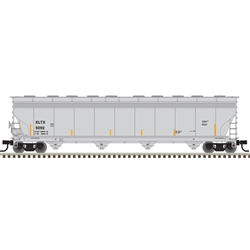 Atlas N ACF 5800 4-Bay Covered Hopper Master Soltex Polymers ELTX #5099