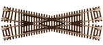 Atlas 2041 N Code 55 Track w/Nickel-Silver Rail & Brown Ties 22.5-Degree Crossing