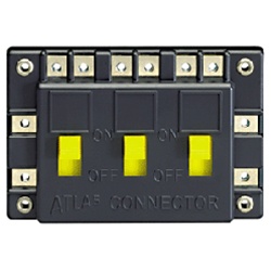 Atlas 205 Electrical Connector 3 SPST On/Off Switches in Parellel