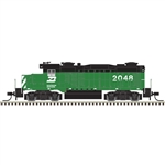 Atlas 40004493 N EMD GP20 Standard DC Burlington Northern 2066 Cascade Green Black White