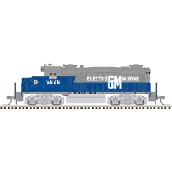 Atlas 40004496 N EMD GP20 Standard DC Electro-Motive EMD 5626 Demonstrator Blue Silver