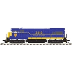 Atlas 40004668 N GE U23B LokSound and DCC Delaware & Hudson 2312