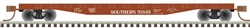 Atlas 50005573 N 50' Steel Flatcar with Stakes Southern Railway 51852