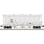 Atlas 50006204 N 3230 3-Bay Covered Hopper CRDX #3085