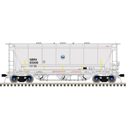 Atlas 50006219 N 3230 3-Bay Covered Hopper GBRX #65006