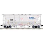 Atlas 50006221 N 3230 3-Bay Covered Hopper GACX #62763