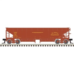 Atlas 50006603 N 70-Ton Hart Ballast Car Alaska Railroad #7191