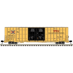 Atlas N Gunderson 7550 Double-Door Boxcar TTX TBOX #663841