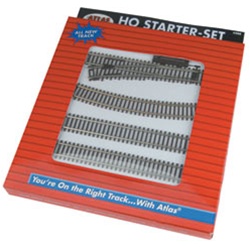 Atlas 588 HO Code 83 Nickel-Silver Snap-Track Set Starter Set