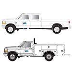 Atlas 60000151 N F-250/F-350 Set AMTRAK