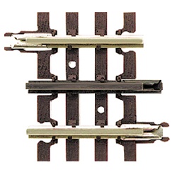 Atlas 6052 O 21st Century Track System Nickel Rail w/Brown Ties 3-Rail 1-3/4" Straight 